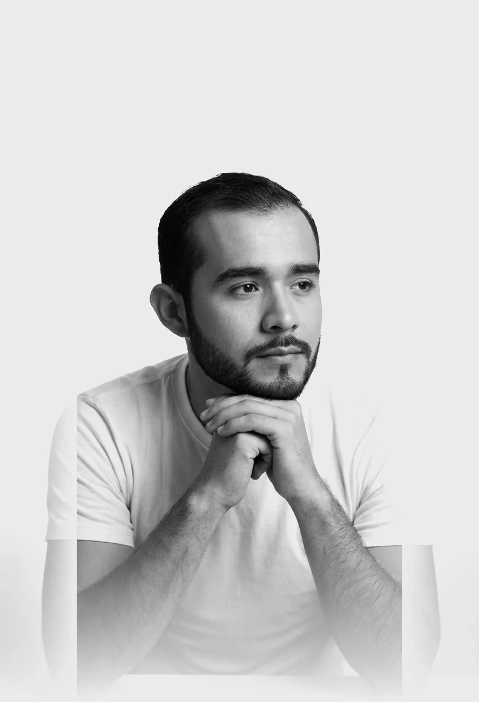 Abdiel Hernández, founder of API Market, at his desk